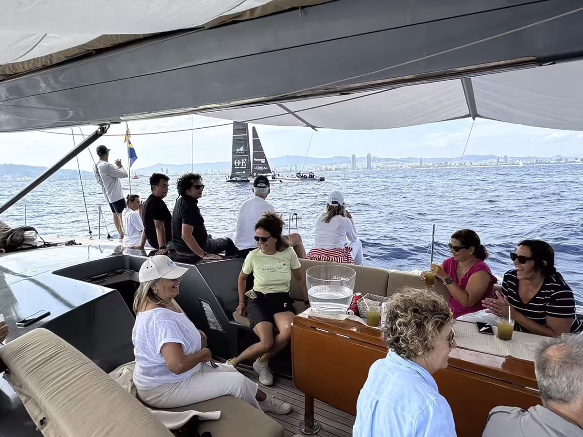 Mojito artesano Ingenio cocktails en la Louis Vuitton 37ª Americas Cup en Barcelona