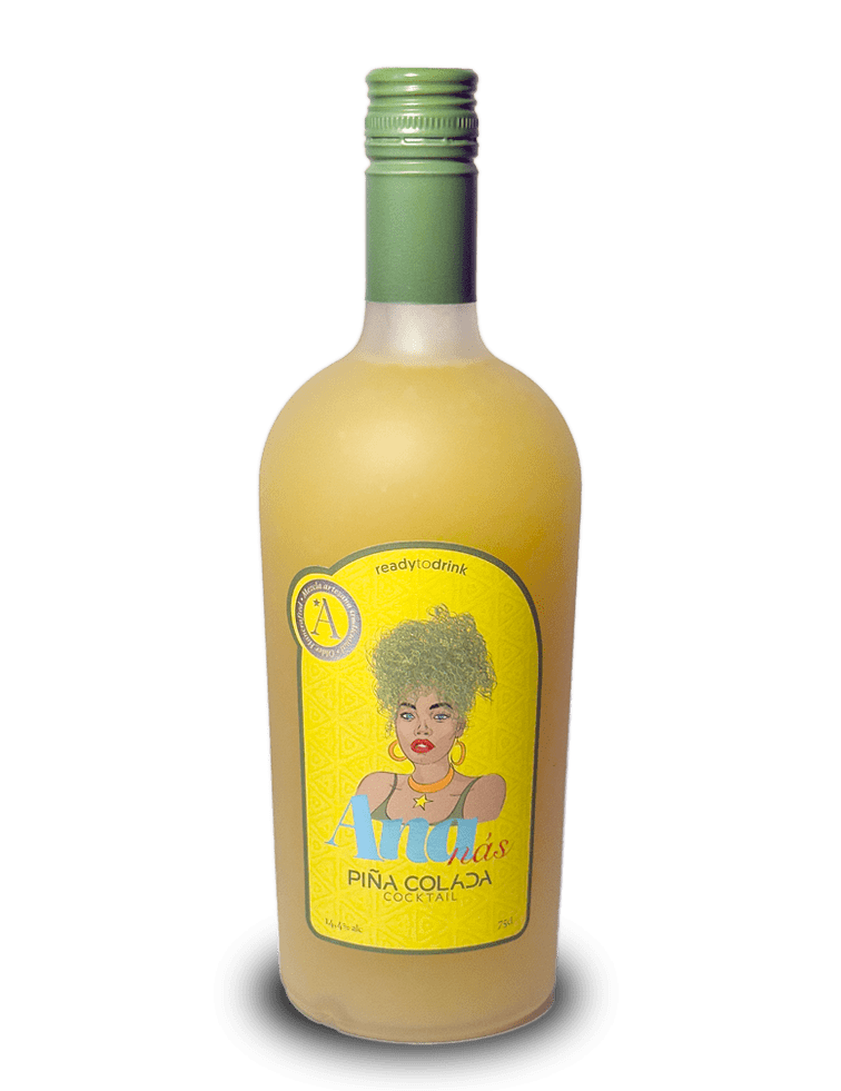 Piña Colada Ana Nás premium listo para servir con piña y coco