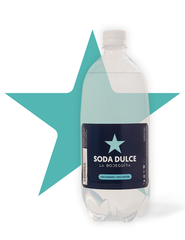 Soda Dulce La Bodeguita gaseosa premium para Mojito y Limoncello Spritz