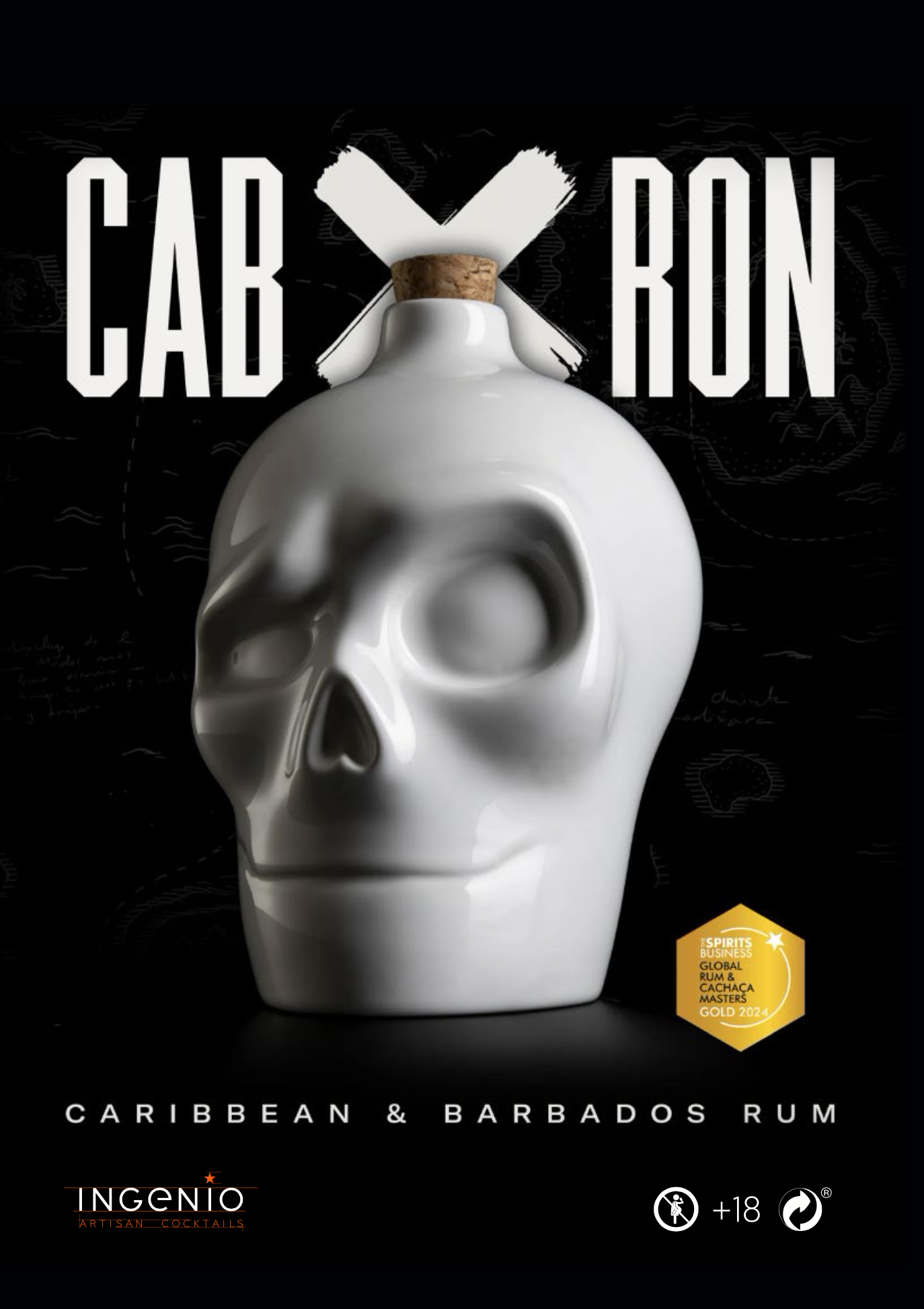 Ron premium caribeño envejecido en triple barrica (Oloroso, Bourbon y PX). Complejo, elegante y sin aditivos. Descubre CAB-RON.